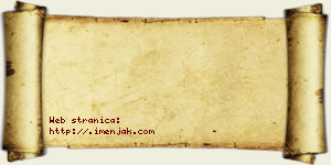 Andjelina Brzaković vizit kartica